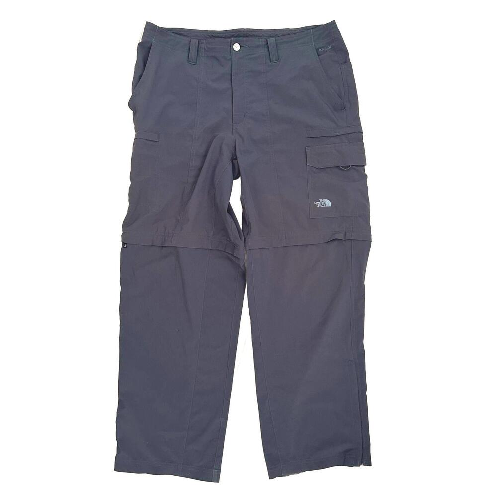 The North Face Convertable Gray Men's Cargo Pants - Size 38